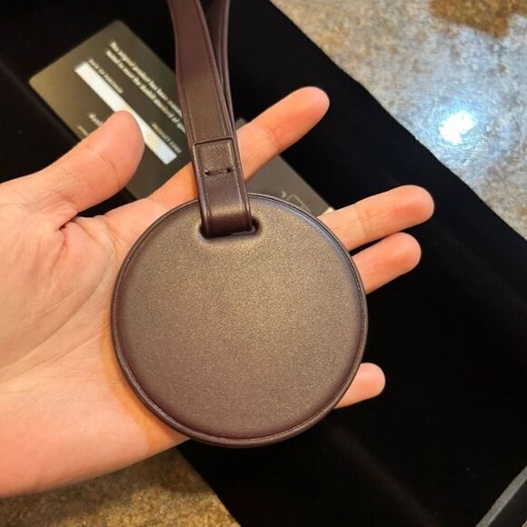 Dunhill Brown leather luggage tag NWT - Picture 4 of 7